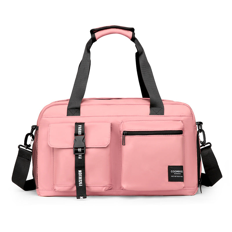 New cross-border high-end travel bag with large capacity and independent shoe compartment, fitness bag, yoga bag, ladies' lightweight bag for going out
