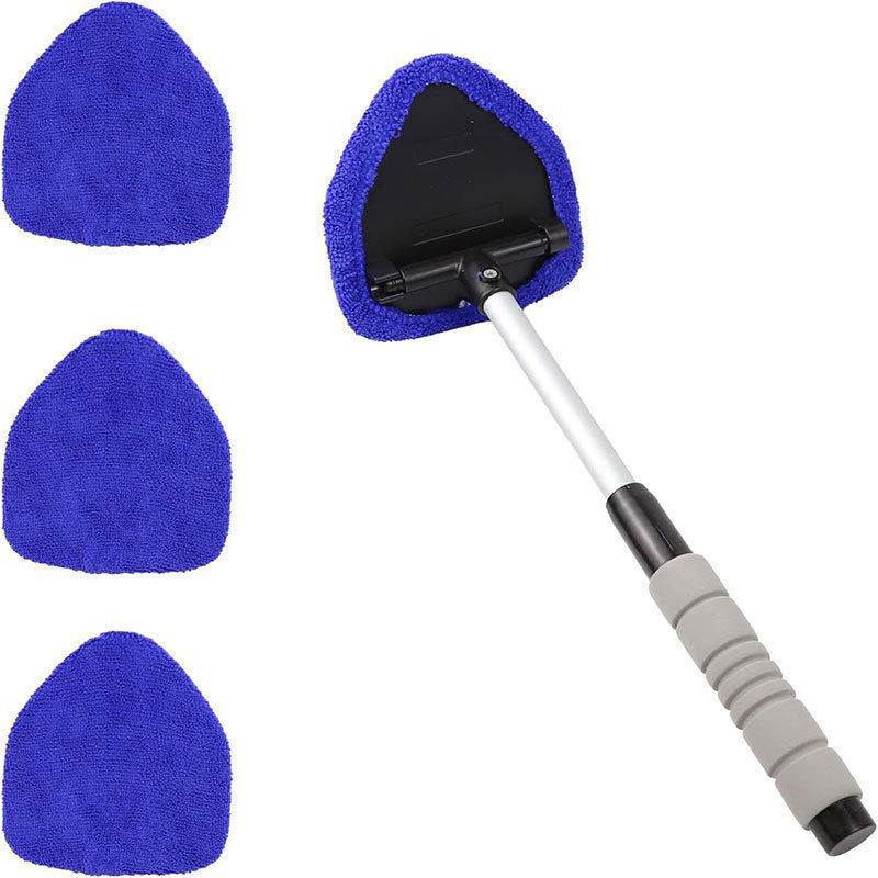 Car cleaning brush, extendable microfiber car brush, car window defrosting and defogging brush, car windshield cleaning brush