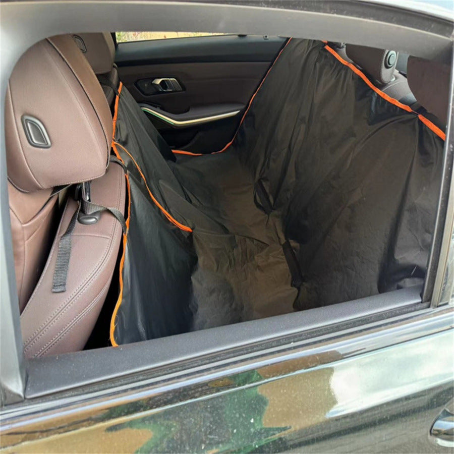 Cross-border hot-selling car trunk mat, stain-resistant car pet seat cushion, large and medium-sized dog car seat cushion, car accessories