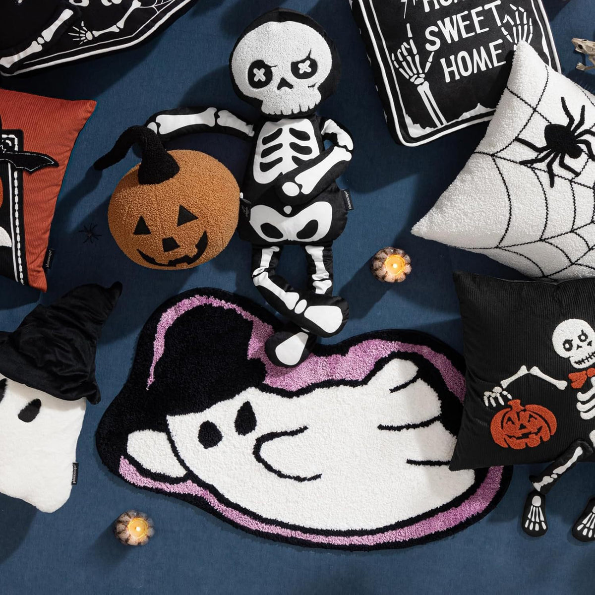 In stock, labeled, dropshipping available Halloween floor mats, faux cashmere foot mats, absorbent and stain-resistant bathroom mats, decorative doormats.