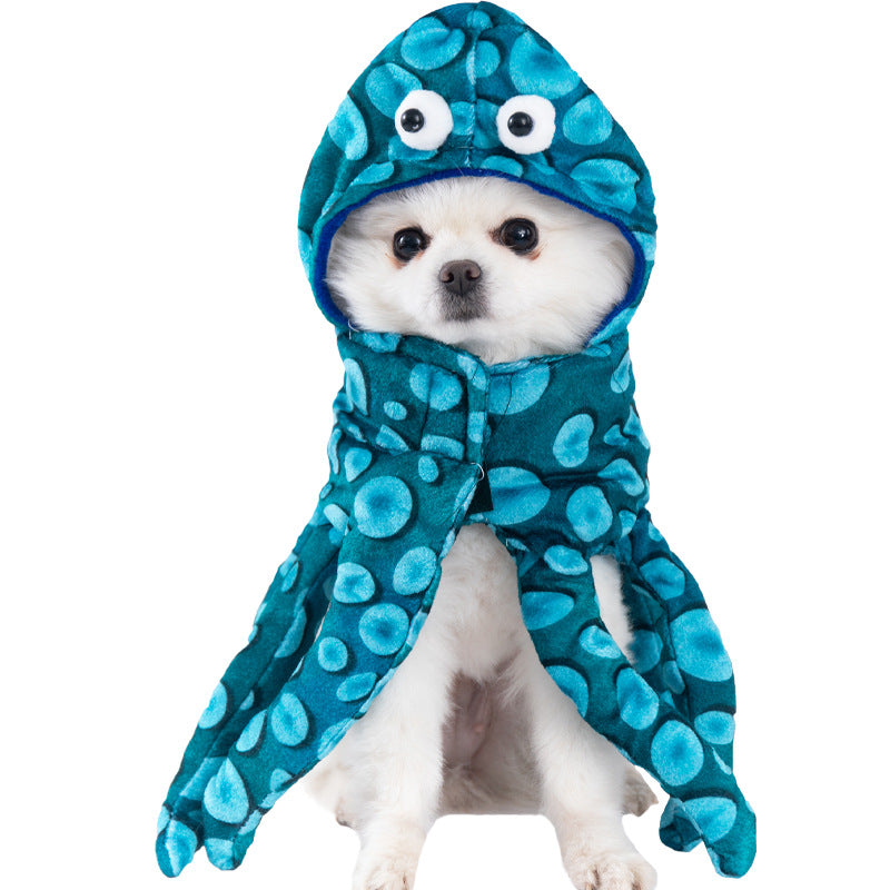 Cross-border pet clothes funny knife transformation costume pet puppy Halloween pet supplies dog clothes autumn
