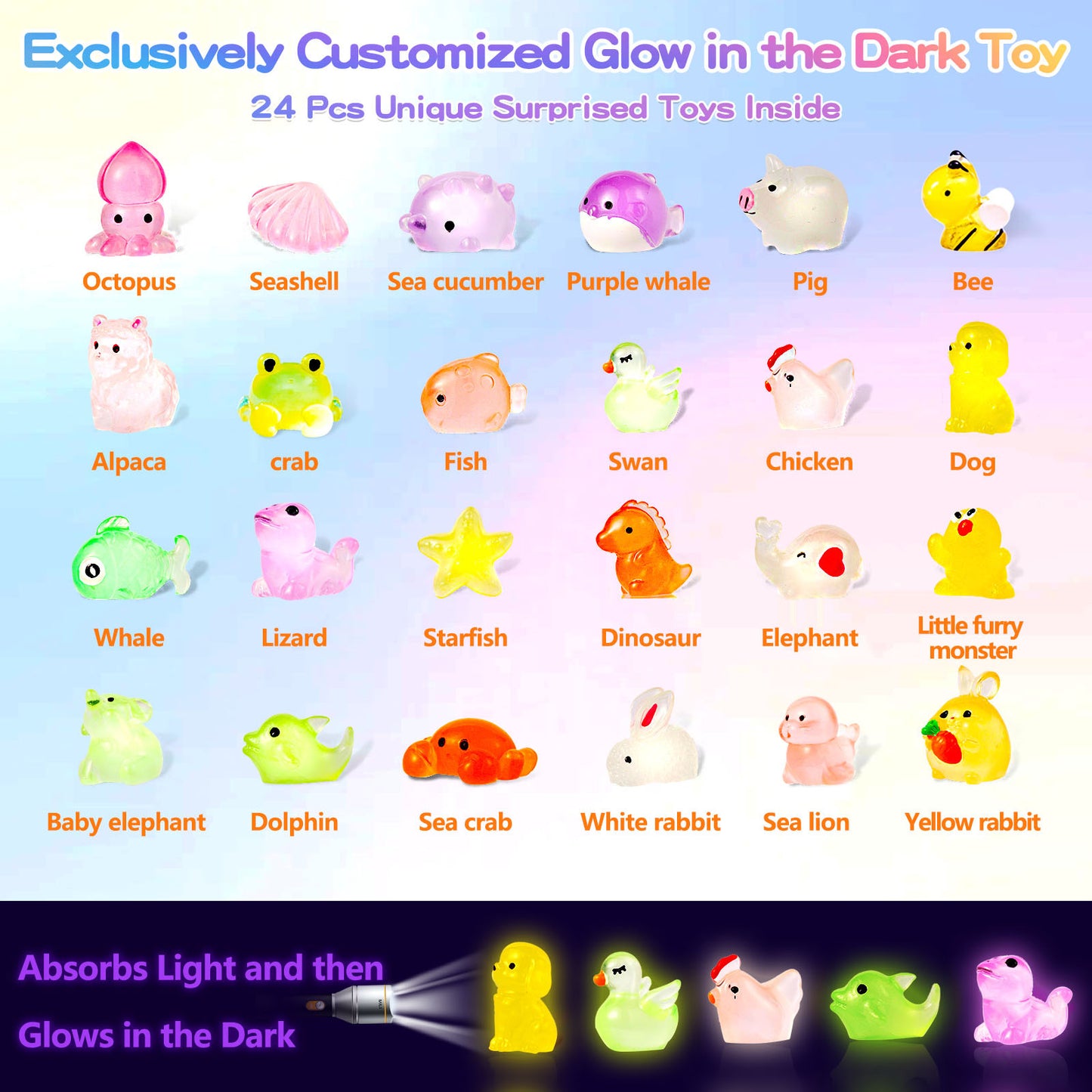 This children's bath bomb set includes a surprise toy and a glow-in-the-dark plush toy, making it a perfect Christmas gift for both boys and girls.