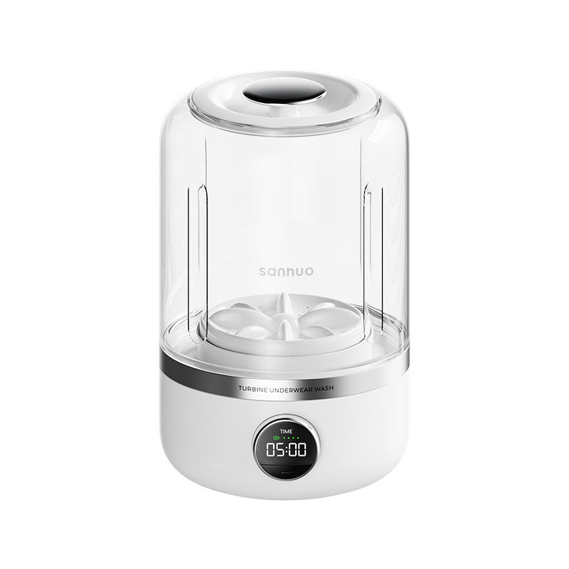 Sanhuo Laundry Cup Portable Installation-Free Small Washing Machine for Washing Socks, Underwear, and Panties Waterproof Mini Washing Machine