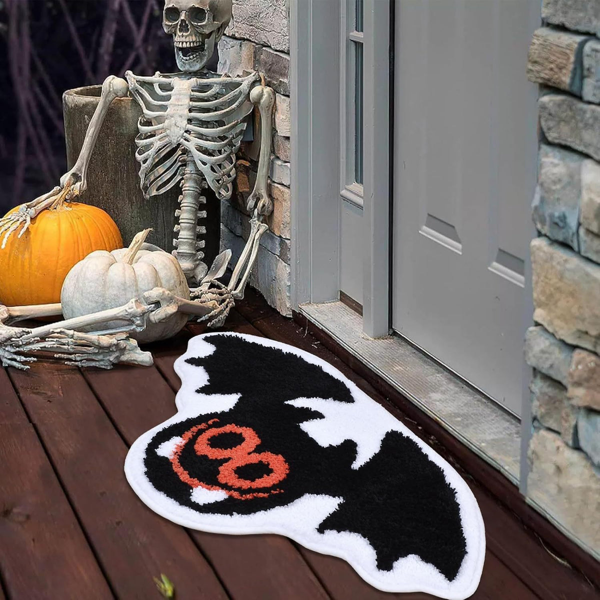 In stock, labeled, dropshipping available Halloween floor mats, faux cashmere foot mats, absorbent and stain-resistant bathroom mats, decorative doormats.