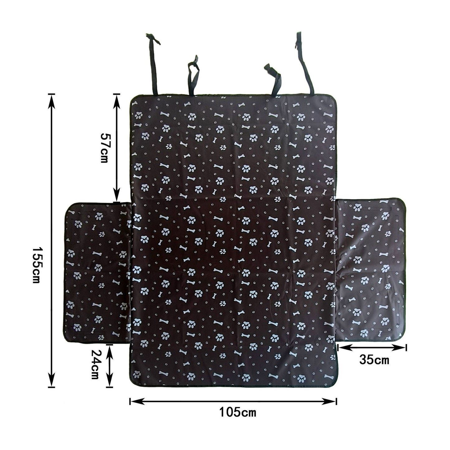 Cross-border hot-selling car trunk mat, stain-resistant car pet seat cushion, large and medium-sized dog car seat cushion, car accessories