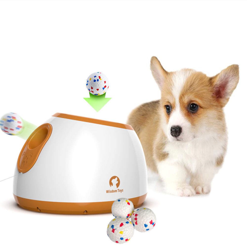 New automatic pet launcher, interactive dog walking toy, tennis ball thrower, three-speed adjustable tennis ball launcher