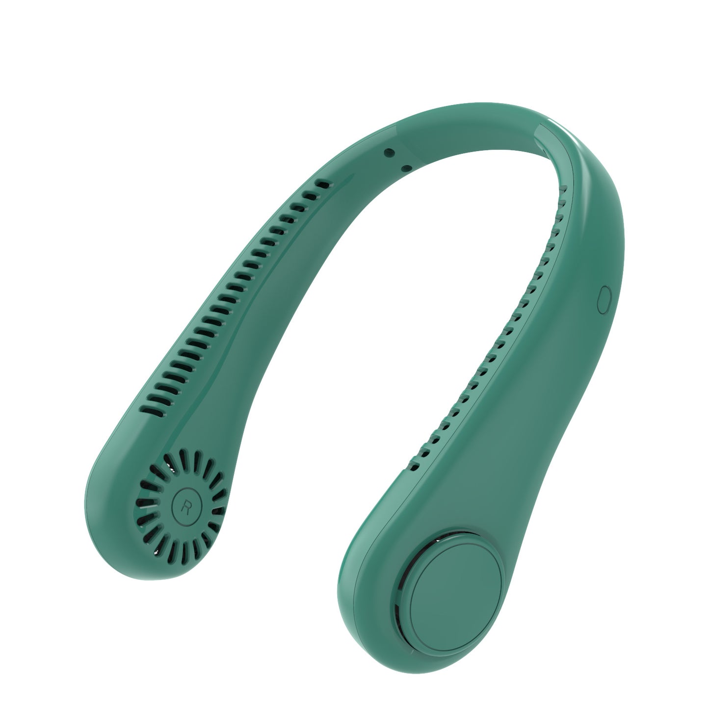 Douyin Explosive Hanging Neck Fan Mini Portable Leafless Fan Mute USB Portable Handheld Folding Fan