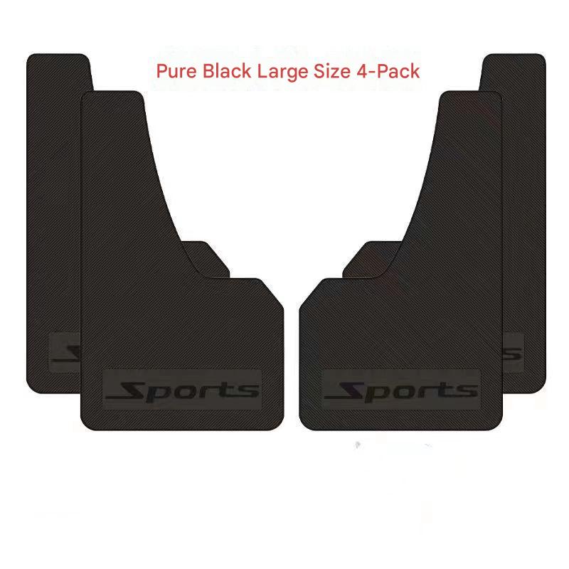 Car soft rubber material mudguard leather universal fender SUV car pickup truck modification accessories super car mud