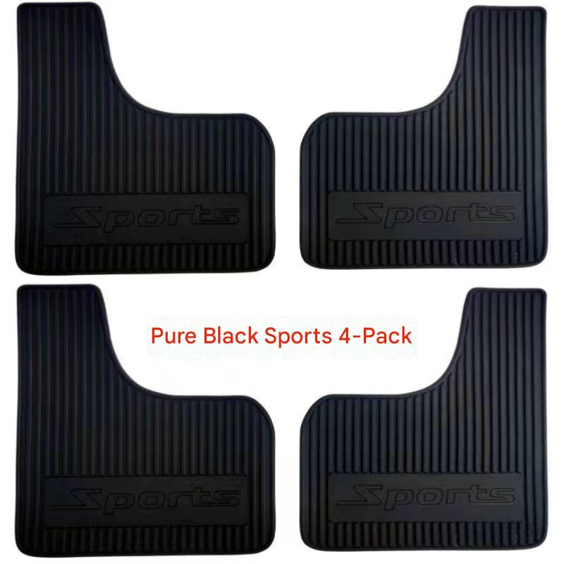 Car soft rubber material mudguard leather universal fender SUV car pickup truck modification accessories super car mud