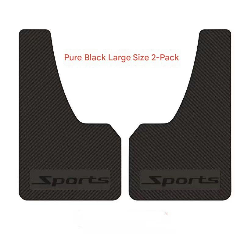 Car soft rubber material mudguard leather universal fender SUV car pickup truck modification accessories super car mud