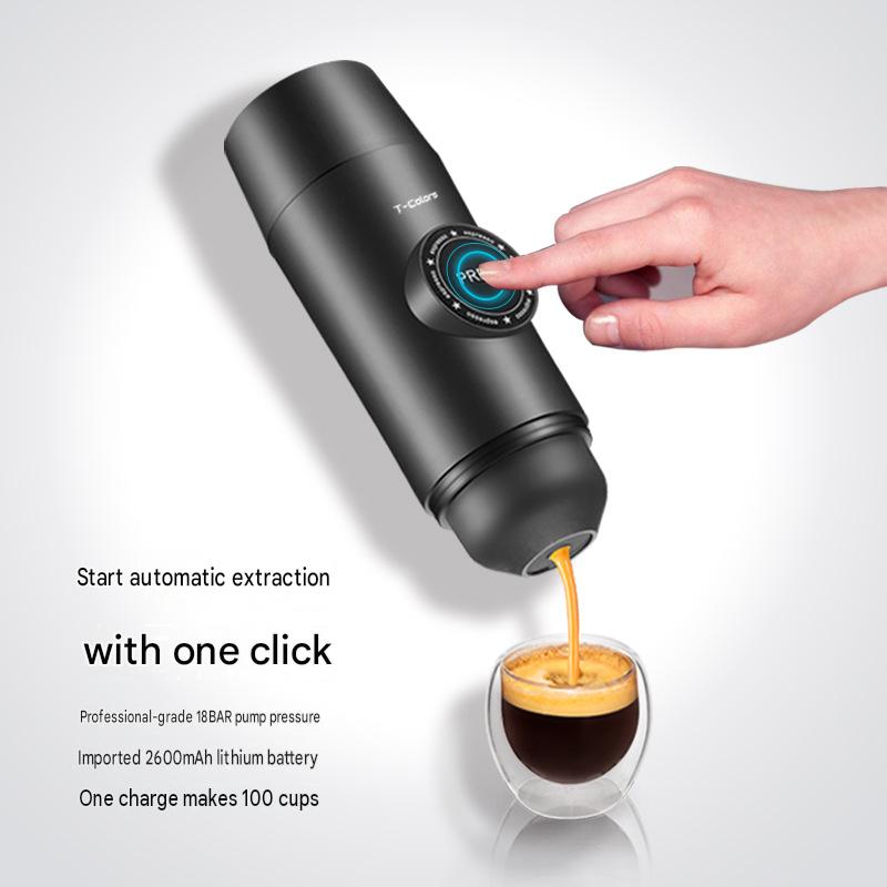 T-Colors color charging portable coffee machine mini electric espresso coffee capsule coffee machine