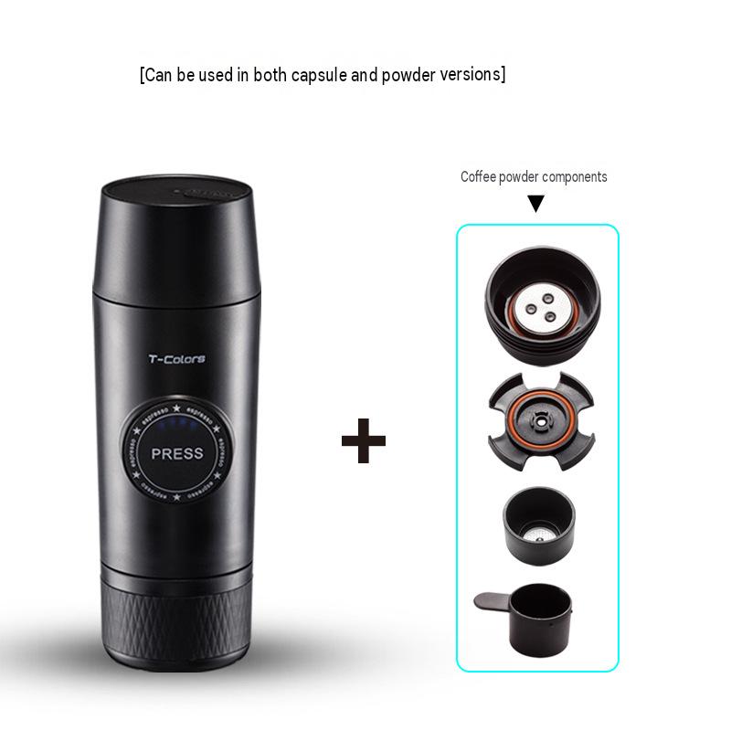 T-Colors color charging portable coffee machine mini electric espresso coffee capsule coffee machine