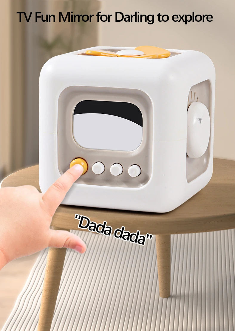 Multifunctional hexahedral Rubik's Cube finger busy ball baby sensory training children's educational toy Rubik's Cube moving music