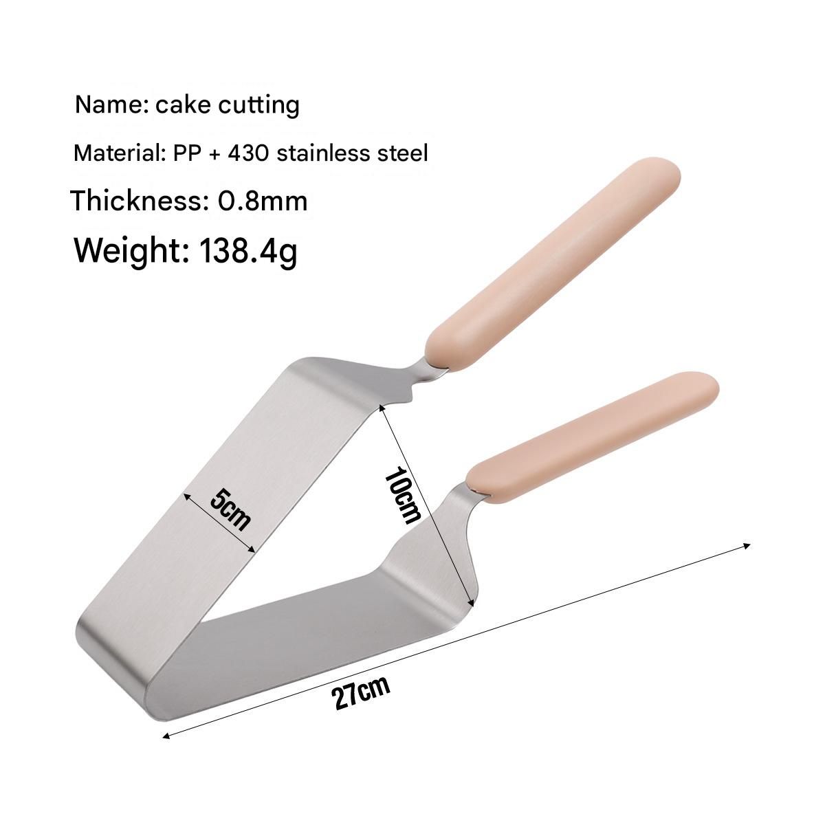 Stainless steel cake slicer, cake divider, triangular cake slicer, cake tongs tool