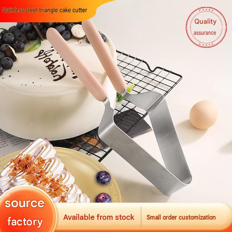 Stainless steel cake slicer, cake divider, triangular cake slicer, cake tongs tool