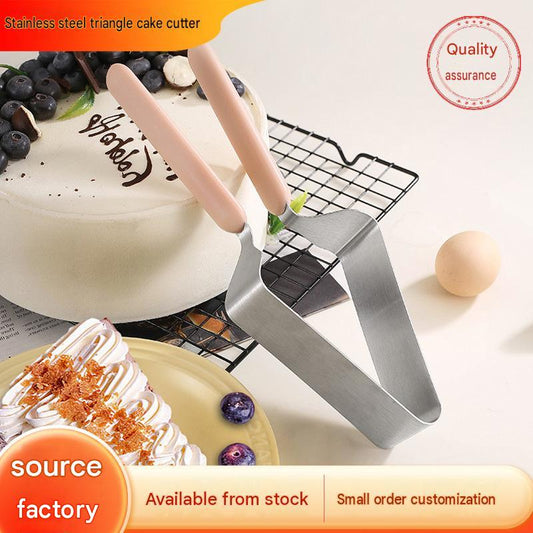 Stainless steel cake slicer, cake divider, triangular cake slicer, cake tongs tool