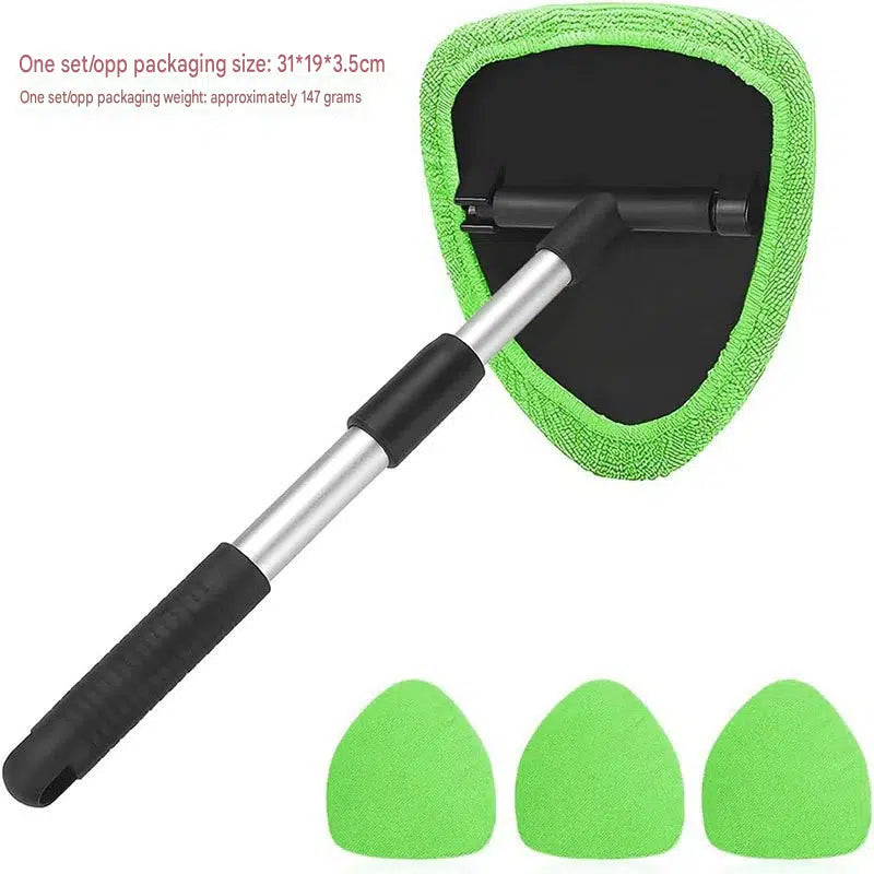 Car cleaning brush, extendable microfiber car brush, car window defrosting and defogging brush, car windshield cleaning brush