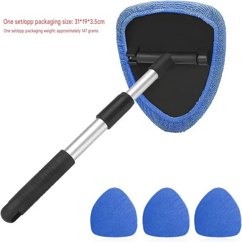 Car cleaning brush, extendable microfiber car brush, car window defrosting and defogging brush, car windshield cleaning brush