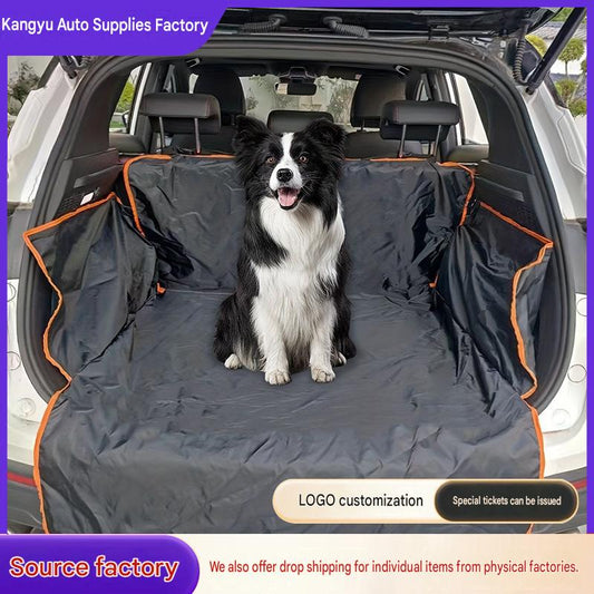 Cross-border hot-selling car trunk mat, stain-resistant car pet seat cushion, large and medium-sized dog car seat cushion, car accessories