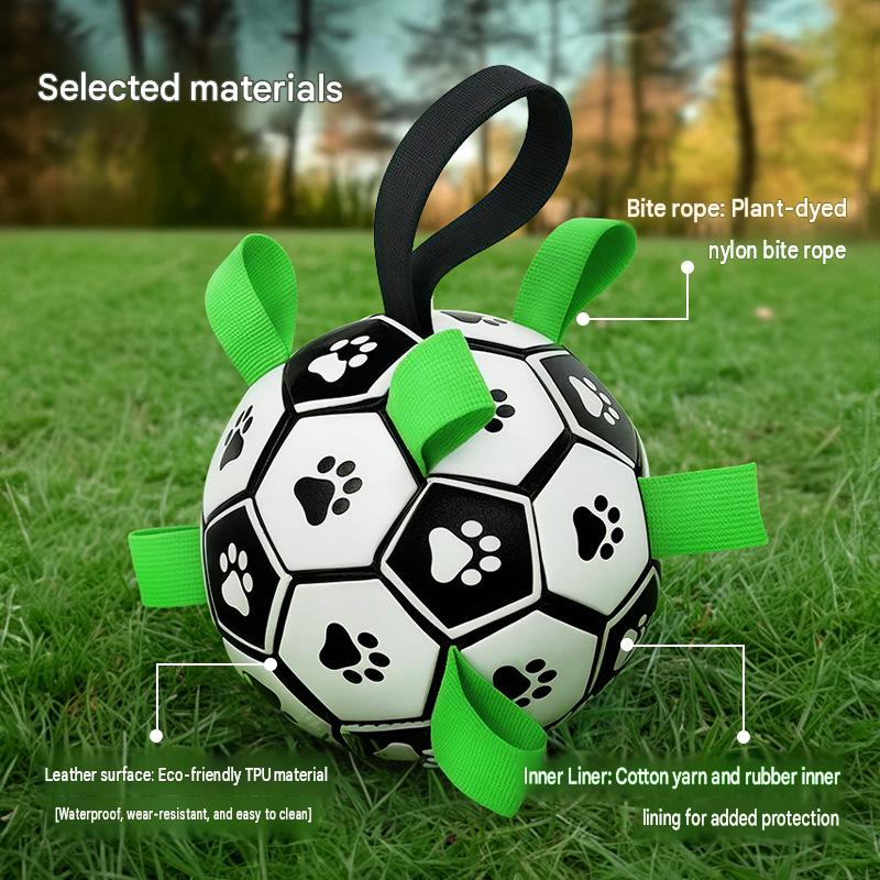 Dog toy ball, Border Collie self-entertainment toy, Labrador Retriever, Corgi training dog soccer ball, bite-resistant pet supplies