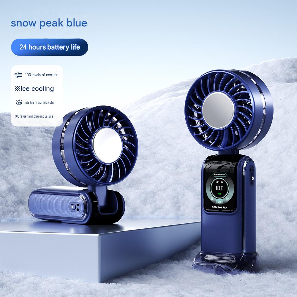 Semiconductor cooling handheld fan, high-speed turbine fan, foldable neckband fan, ice compress, rechargeable small fan, cross-border e-commerce.