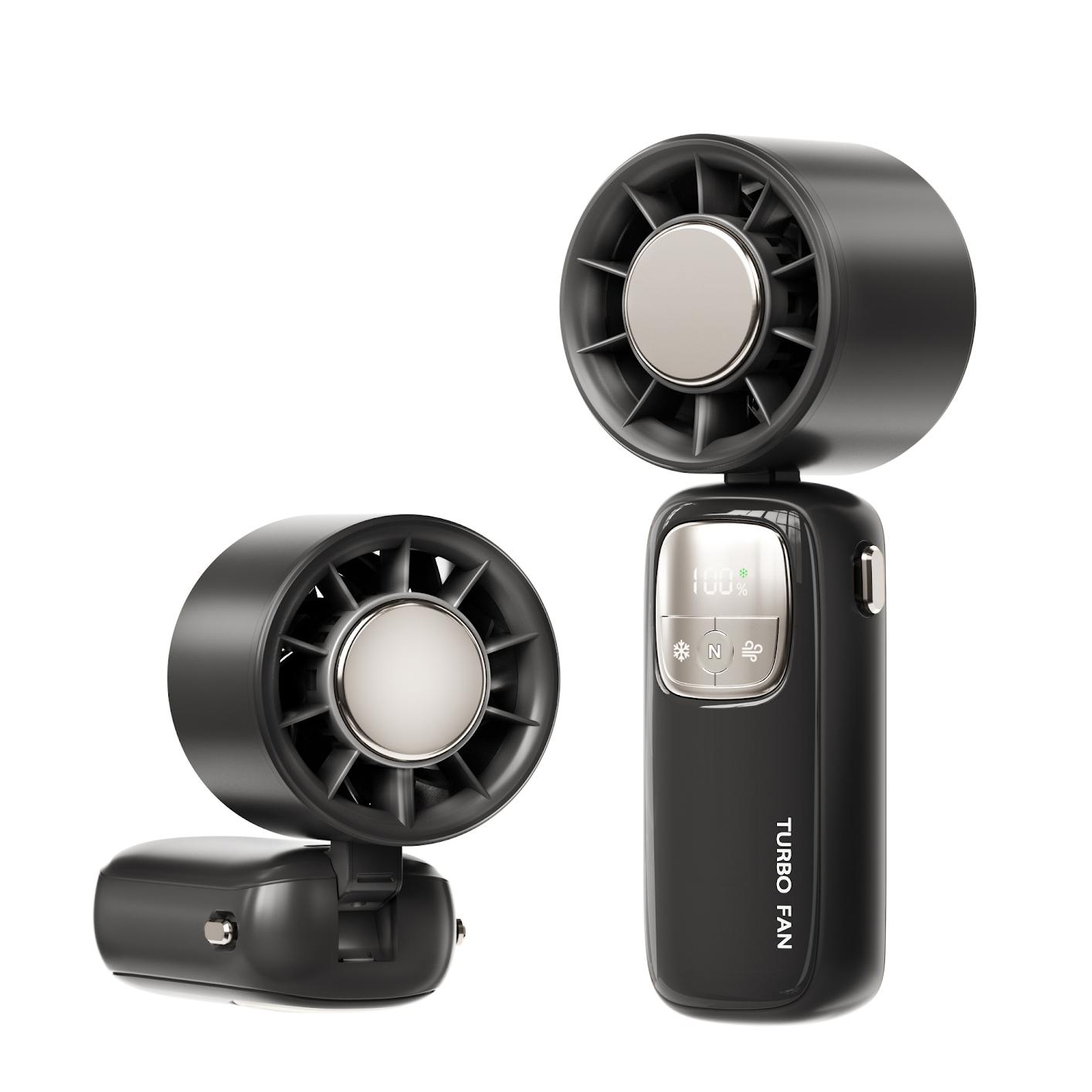 Semiconductor cooling handheld fan, high-speed turbine fan, foldable neckband fan, ice compress, rechargeable small fan, cross-border e-commerce.