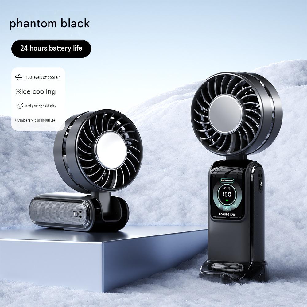 Semiconductor cooling handheld fan, high-speed turbine fan, foldable neckband fan, ice compress, rechargeable small fan, cross-border e-commerce.
