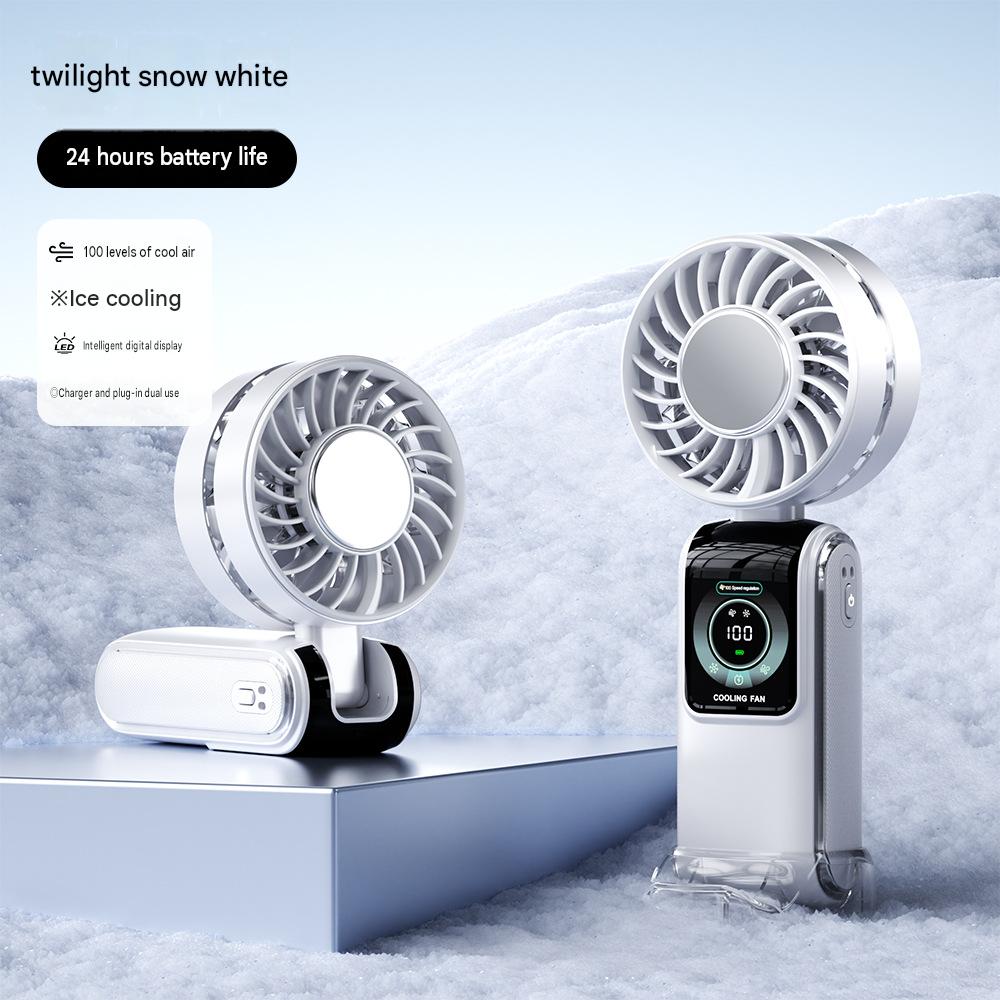 Semiconductor cooling handheld fan, high-speed turbine fan, foldable neckband fan, ice compress, rechargeable small fan, cross-border e-commerce.