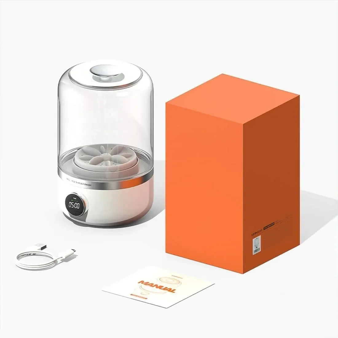 Sanhuo Laundry Cup Portable Installation-Free Small Washing Machine for Washing Socks, Underwear, and Panties Waterproof Mini Washing Machine