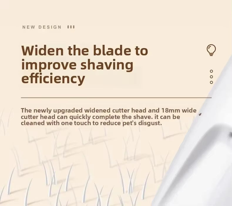 Waterproof LED Light Dog and Cat Foot Shaver Pet Foot Hair Shaving Rechargeable Electric Hair Clipper with Light Dog Hair Trimmer