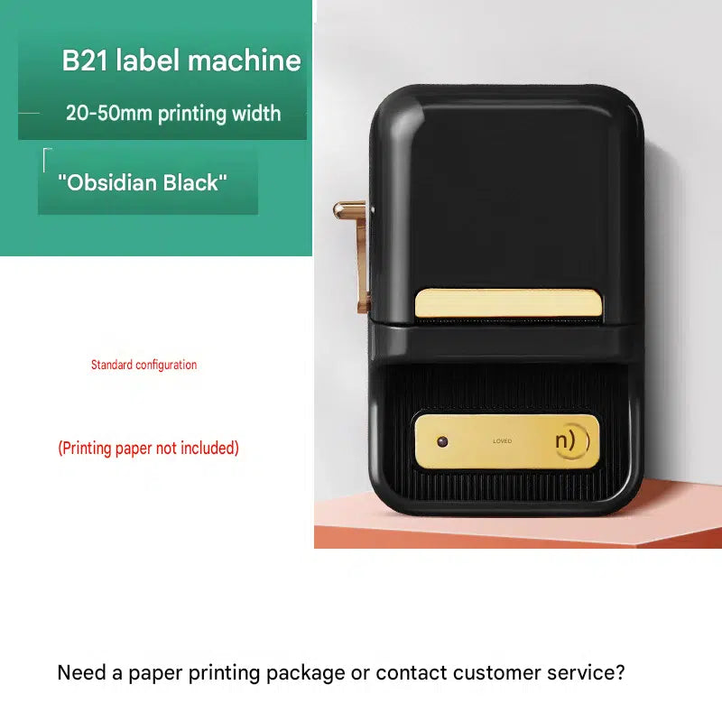 Jingchen B21 label printer food jewelry clothing tag certificate supermarket self-adhesive coding machine home