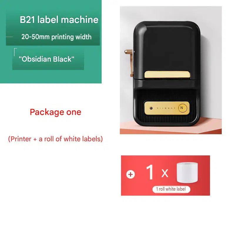 Jingchen B21 label printer food jewelry clothing tag certificate supermarket self-adhesive coding machine home