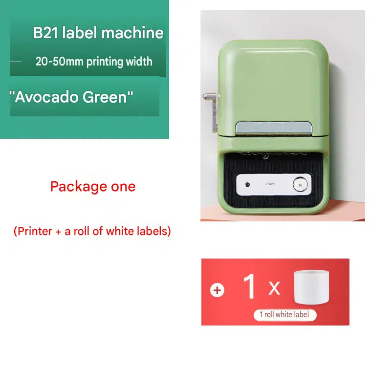 Jingchen B21 label printer food jewelry clothing tag certificate supermarket self-adhesive coding machine home