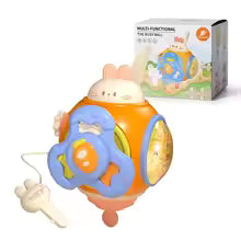Cross-border baby busy hand catching ball puzzle sensory unified cube six polyhedron Rubik's cube dynamic early education busy ball
