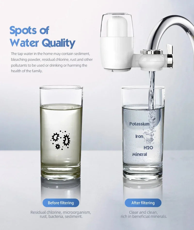 Yishi faucet filter mouth tap water household kitchen universal direct drinking water filter purifier ultrafiltration water purifier