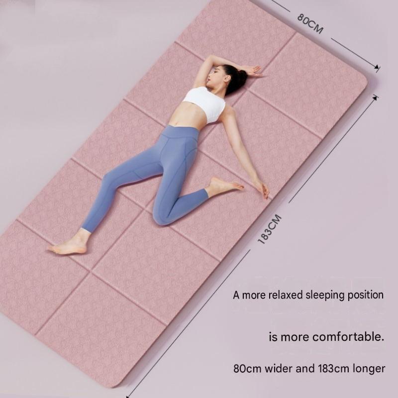 Foldable yoga mat, portable, non-slip, suitable for sleeping, fitness, home use, elementary school students' afternoon nap mat, minor flaws.